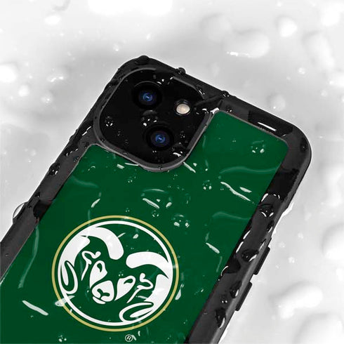 Colorado State University CSU Rams Logo iPhone 15 Plus Waterproof Case